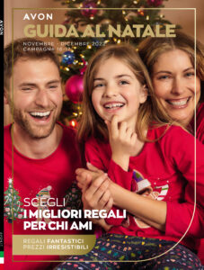 copertina guida al natale avon catalogo